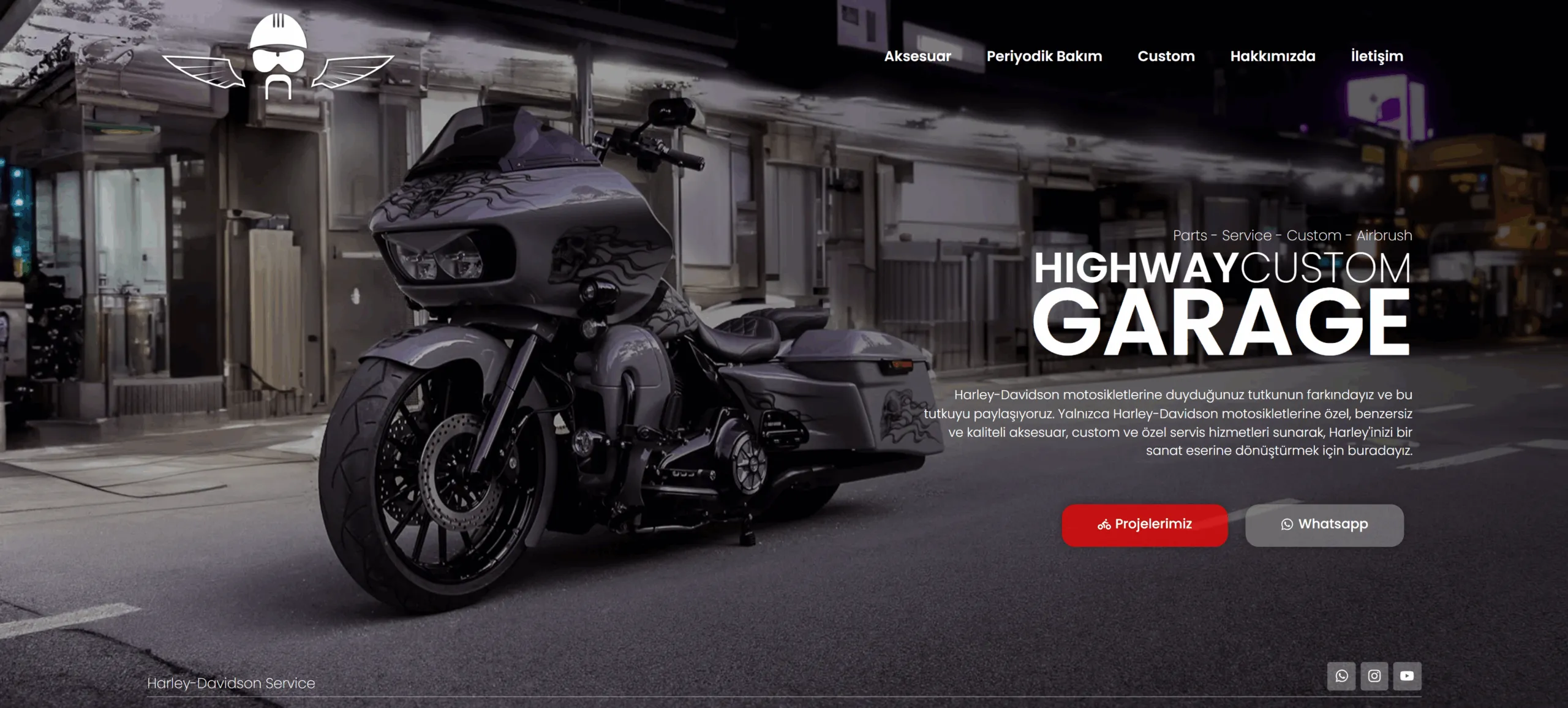 Motorsiklet Servisi Web Sitesi