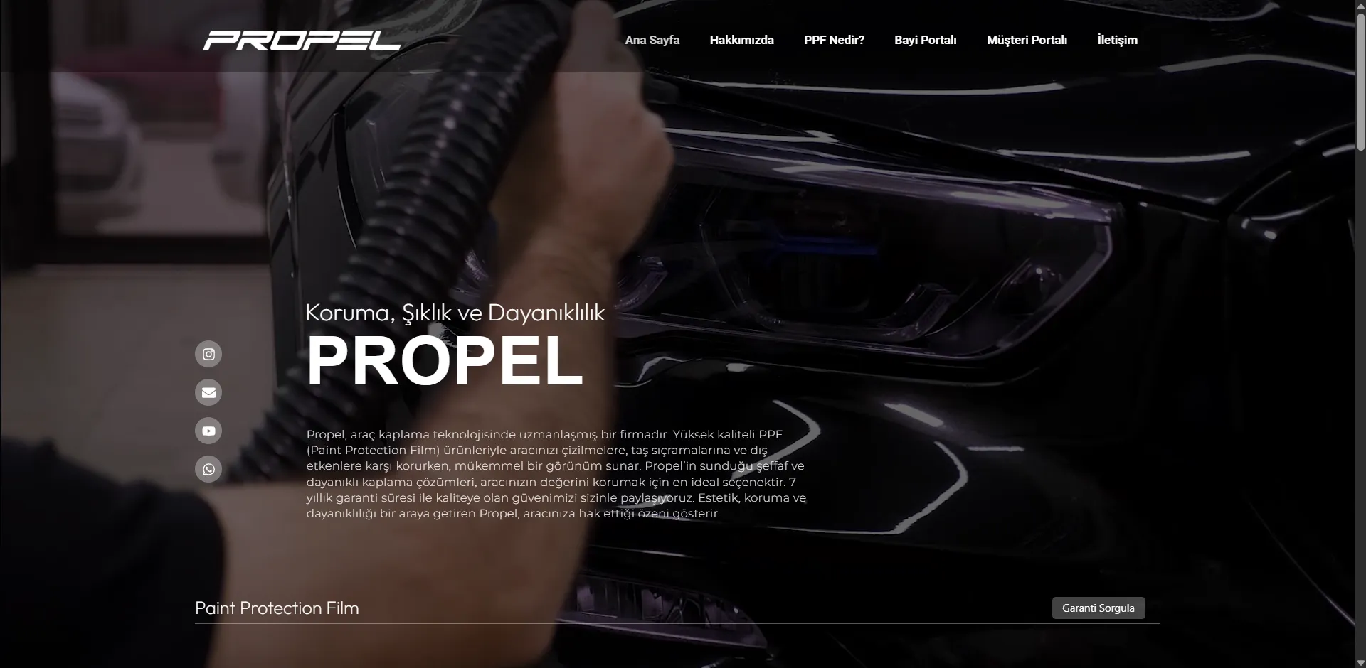 Araç Kaplama - Kurumsal Web Sitesi
